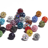 Round Rhinestone Crystal Beads for DIY Bracelet Bohemia Jewelry