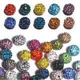 Round Rhinestone Crystal Beads for DIY Bracelet Bohemia Jewelry
