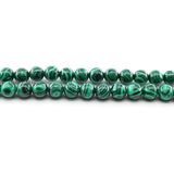 Malachite Round Loose Beads for Jewelry Making DIY Bracelet Strand