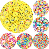 Smiley Animal Fruit Clay Beads Jewelry Making DIY Accessories