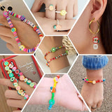 Smiley Animal Fruit Clay Beads Jewelry Making DIY Accessories