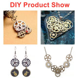 Metal Gear Clock Hand Jewelry Filling Resin Mold DIY Craft Accessories