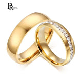 Tone Wedding Bands Ring 6mm Stainless Steel Mens Womens Love Gift US Size 5-13