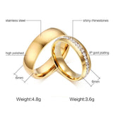 Tone Wedding Bands Ring 6mm Stainless Steel Mens Womens Love Gift US Size 5-13
