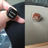 Personalized Engraved Name Signet Ring Stainless Steel