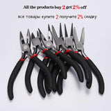 Round Nose End Cutting Jewelry Beadwork Pliers