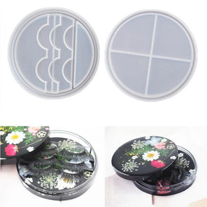 Eyelashes Display Tray Resin Silicone Mold Holder