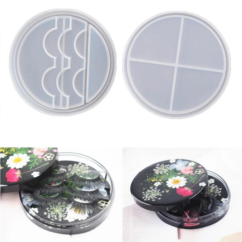 Eyelashes Display Tray Resin Silicone Mold Holder