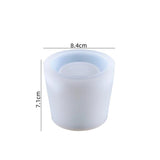 DIY Plant Vase Silicone Mould Plaster Flower Pot Resin Molds Pen Holder Crafts
