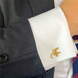 Men's Stainless Steel Initials Cufflinks