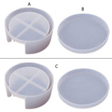 Coaster Display Stand Resin Casting Mold Hold Up to 4 Coaster with Holder