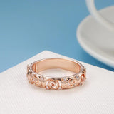 Vintage Spiral Hollow Finger Rings Wedding Party Unusual Rings