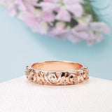 Vintage Spiral Hollow Finger Rings Wedding Party Unusual Rings