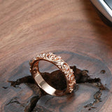 Vintage Spiral Hollow Finger Rings Wedding Party Unusual Rings