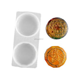 Faceted Round Square Orgonite Resin Pendant Mold Crystals Stones