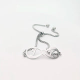 Tangula Personalized Name Infinity Symbol Bracelet Gift for Mom Jewelry
