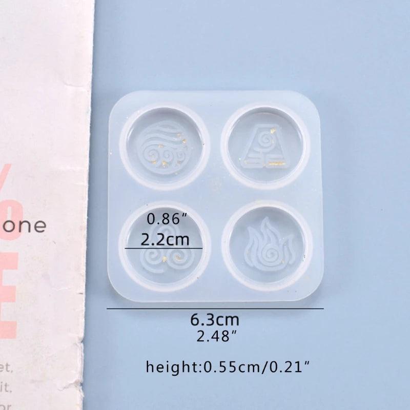 Religion Symbols Pendant Silicone Mould for Resin Crafts