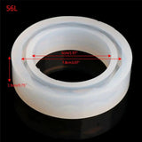 Round Silicone Flower Molds for DIY Bracelet Bangle Casting