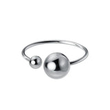 Trustdavis 925 Silver Sweet Ball Ring Women Wedding Gift DB1348