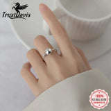 Trustdavis 925 Silver Sweet Ball Ring Women Wedding Gift DB1348
