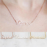 Custom Stainless Steel Name Choker Necklace