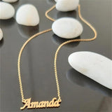 Custom Stainless Steel Name Choker Necklace