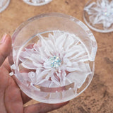 Coaster Display Stand Resin Mold for 4 Coasters, Holder Mould for Epoxy Resin