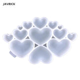 Star Love Moon Pendant Necklace Silicone Mold with Hole for DIY Necklace