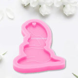 3 Pcs Thanksgiving Theme Pregnant Women Keychain Silicone Mold
