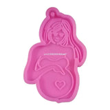 3 Pcs Thanksgiving Theme Pregnant Women Keychain Silicone Mold