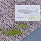 Silicone Mould Dried Flower Resin Epoxy Shark Fish Charms Mould