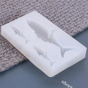 Silicone Mould Dried Flower Resin Epoxy Shark Fish Charms Mould