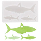 Silicone Mould Dried Flower Resin Epoxy Shark Fish Charms Mould