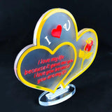 Heart-shaped Ornament Silicone Mold for Decoration