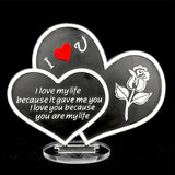 Heart-shaped Ornament Silicone Mold for Decoration