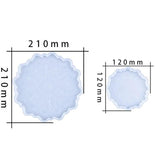 Sunflower Coaster Epoxy Resin Mould DIY Crafts Flowers Coaster Accessories