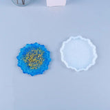 Sunflower Coaster Epoxy Resin Mould DIY Crafts Flowers Coaster Accessories