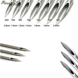 Body Piercing Kit 10 PRO 14G/16G Needle Forcep Jewelry Scissors Glove