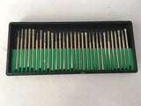 30pcs Diamond Dental Burrs Set 3mm Shank Diamond Tip Burs