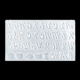 DIY English Letter Epoxy Resin Mold Jewelry Molds
