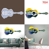 Guitar Pendant Resin Mold DIY Wall Hanging Silicone Mold