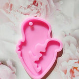 Pregnant Mother Keychain Resin Mold DIY Crafts Jewelry Necklace