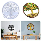 Life Tree Silicone Mold Resin Epoxy Mold Wall Mounted Hanging Decoration