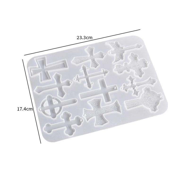 Crystal Epoxy Resin Mold Halloween Pendants Silicone Mold