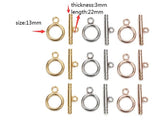 13mm 10 Set/bag Stainless Steel OT Clap DIY Jewelry Accessories