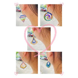 Small Silicone Earring Mold for Resin Jewelry Making