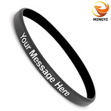 8mm Silicone Wristband Wrist Bands for Events, Party, Weddings