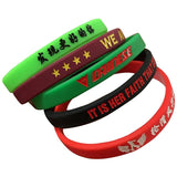 8mm Silicone Wristband Wrist Bands for Events, Party, Weddings