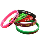 8mm Silicone Wristband Wrist Bands for Events, Party, Weddings