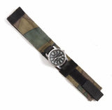 Bracelet Montre Commando Tissu Scratch